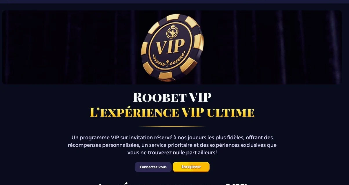 Roobet VIP : programme sur invitation